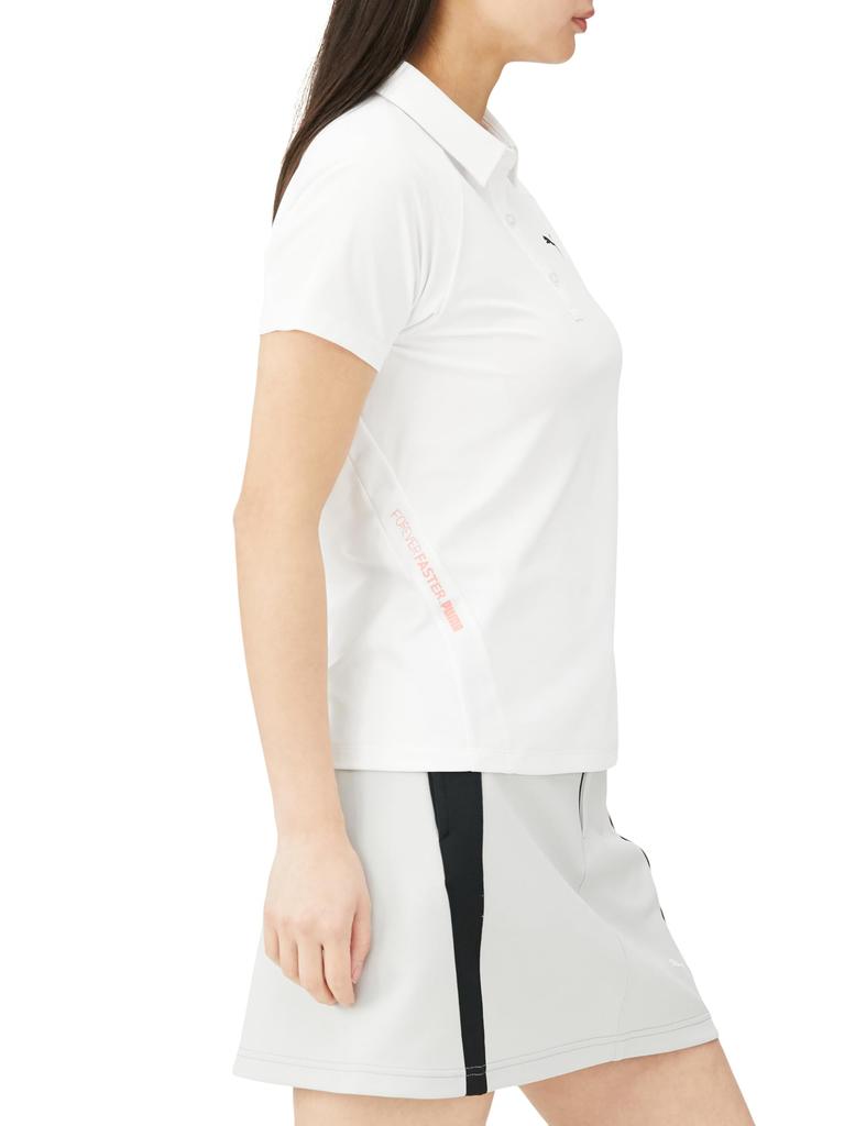 Puma Рубашка для гольфа GOLF W PF Stretch Tech Line Grand White Glow Поло/Короткий рукав/627707 Женская