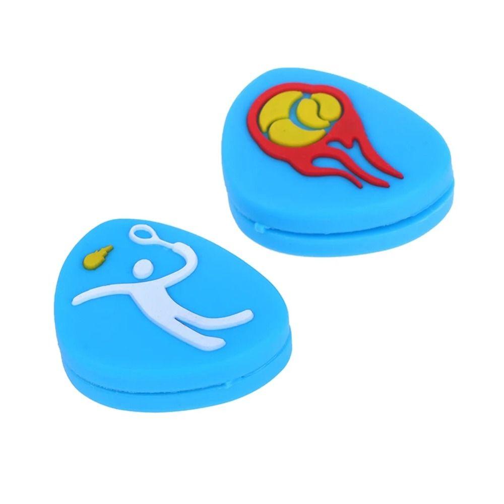 Пламя тенниса Ударопрочный амортизатор для метания мяча Теннисная ракетка Виброгасители Ракетбол