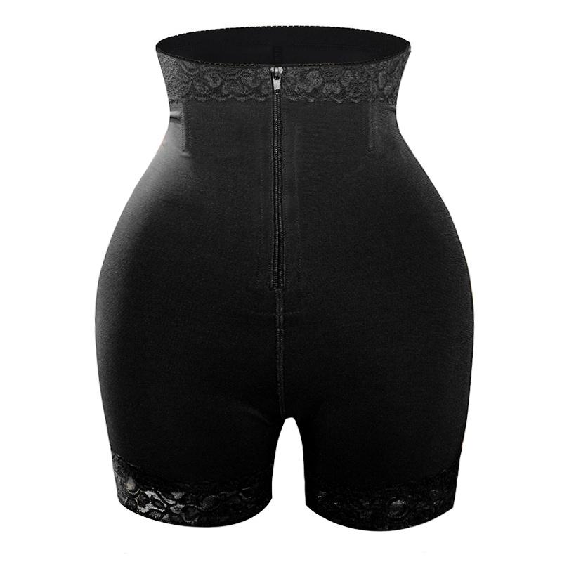 Женское корректирующее белье для ягодиц после родов, высокая талия, живот, нижнее белье для похудения, шорты Columbia, одежда для тона кожи, черная одежда