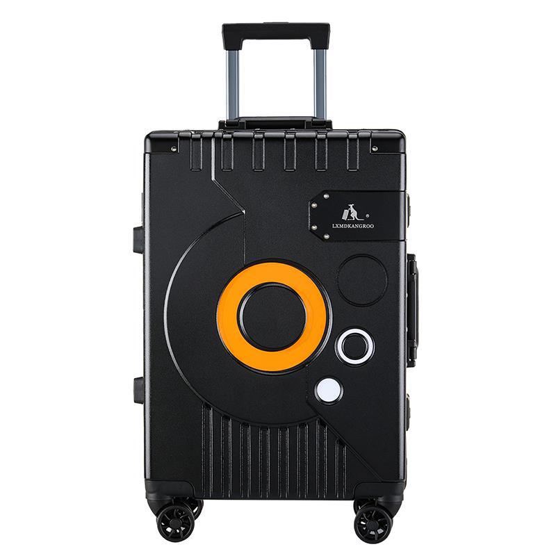 New Aluminum Frame Luggage Travel Fashion Trolley Case Universal Wheel Technology Luggage Luxury 20‘’ Carry On Cabin Suitcase