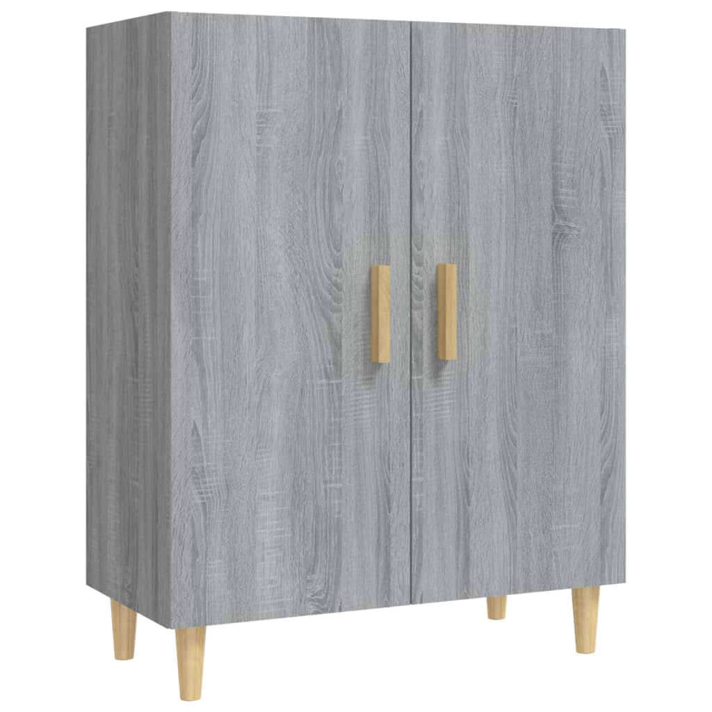Vidaxl Szafka, Szary Dąb Sonoma, 70X34X90 Cm, Materiał Drewnopochodny
