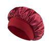 Satin Bonnet Hair Bonnet for Sleeping Silk Bonnets Women Solid Solid Wide-brimmed Sleeping Hat with Elastic Soft Band Hair Care