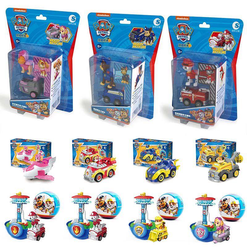 And Educational Paw Patrol Pullback Car Vehicle Building Blocks Gift Set**