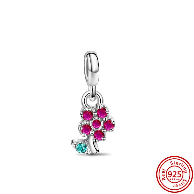 Стерлингового Серебра 925 пробы, мини-подвески серии Me, бусины, подходят для оригинального двойного звена, DIY браслет, женские подвески, ювелирные изделия