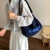 Canvas Single Shoulder Bags Simple Commute Bag Versatile Women's Tote Bags  Ladies/Girls
