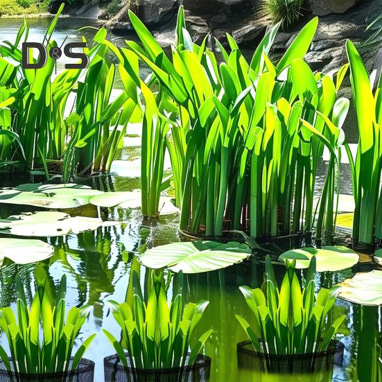 4 шт., водные мешки для посадки, многоразовые воздухопроницаемые кашпо для пруда, сетчатый водный садовый пруд, горшок для растений, горшки для лилий для болотных и наземных растений