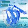 Underwater Scuba Anti Fog Full Face Diving Mask Snorkeling Respiratory Masks Safe Waterproof Swimming Equipment for Adult Kids