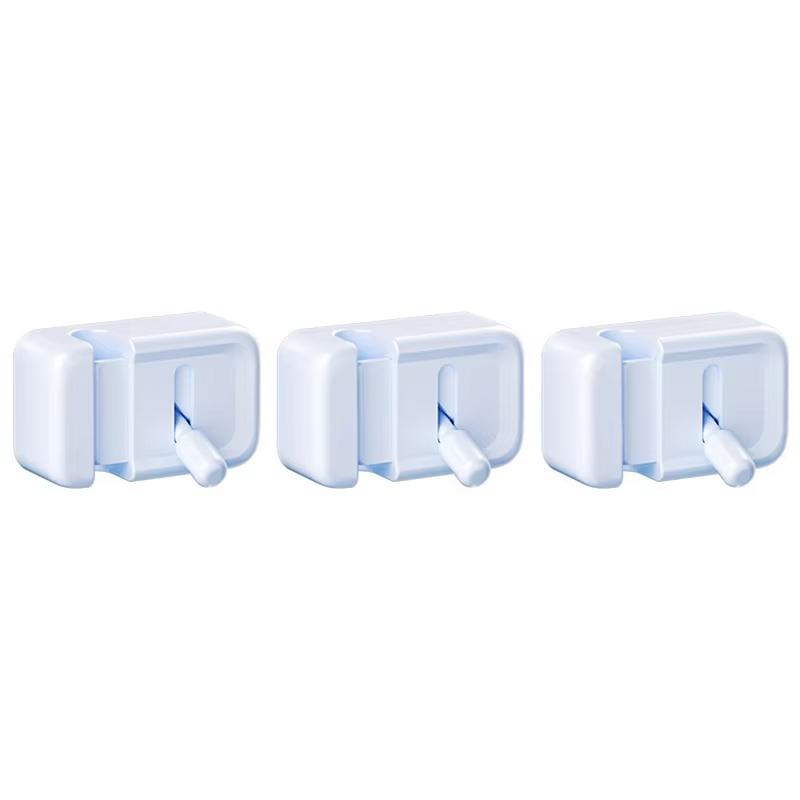 Xiaomi 3PCS Desk Cable Organizer Mini Self-adhesive Switch Type Cable Clips Durable Cable Holder Clips Fixed Desktop Cord Holder450000