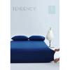 Solid Nylon Cooling Fitted Sheet Set Naked Sleep Summer Skin-Friendly Sheets with Pillowcases Anti-Skid Comfortable Home Textile