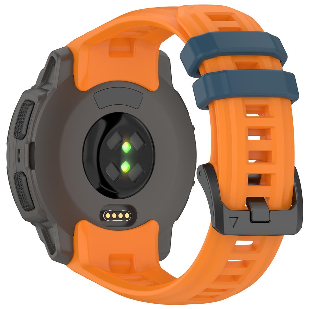 For Garmin Instinct E 45mm Smartwatch Band Breathable Sports Silicone Strap