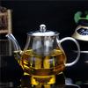 Термостойкий стеклянный чайник Shijin с ситечком из нержавеющей стали