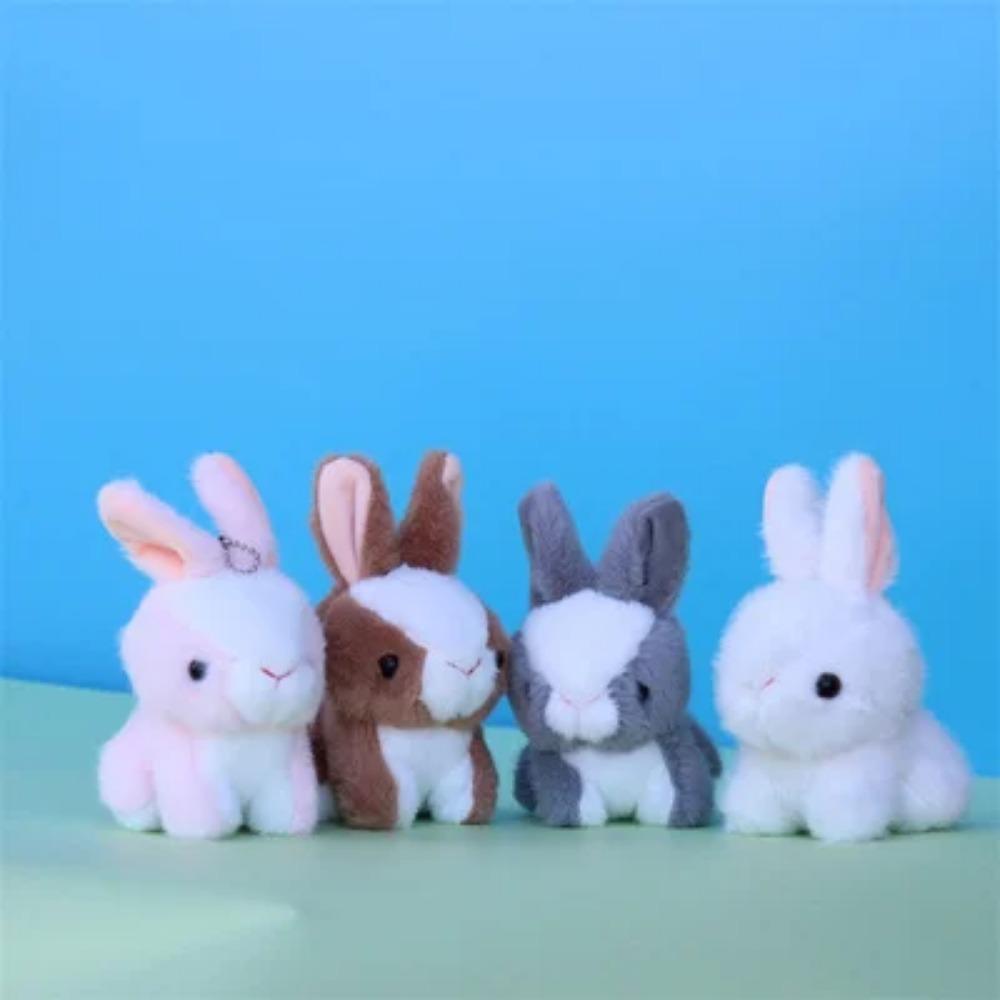 Ultrasoft Stuffed Animal Plush Bunny Rabbit Toy for Kids Girl Lovely Animal Doll Baby Toy Plushie Handbag Ornament Pendant