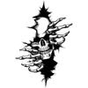 Skull Horror Sticker On The Car Vinyl Decal Waterproof Decoration Car Stickers