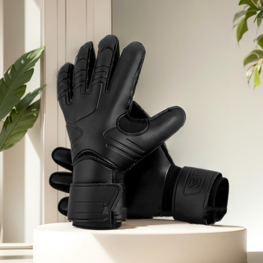 Футбольные вратарские перчатки Футбольные вратарские перчатки Дышащие футбольные тренировочные перчатки с регулируемым запястьем для молодежи и взрослых