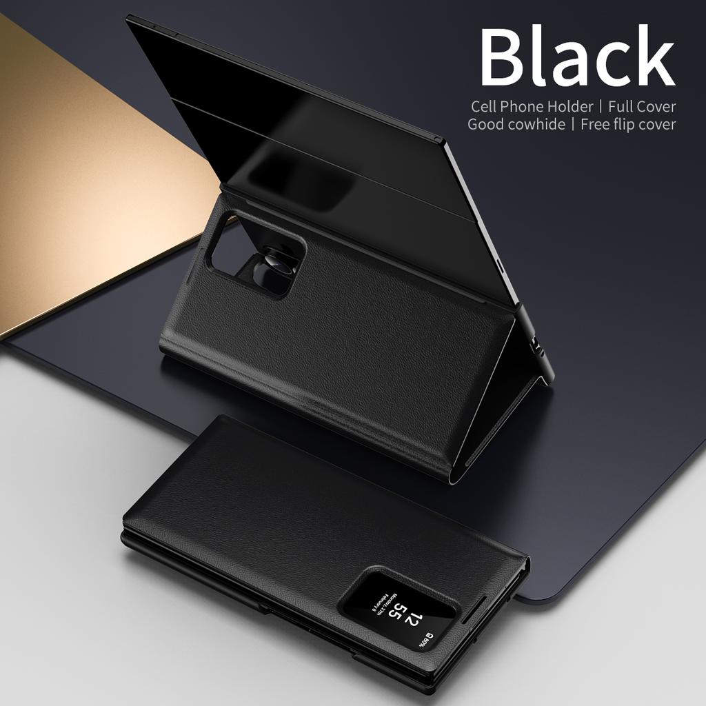 Для Samsung Galaxy Z TriFold Чехол Роскошная Кожа PU Защитная Накладка Подставка для Карты Защитная Задняя Крышка Чехол для Samsung Z TriFold Корпус Телефона