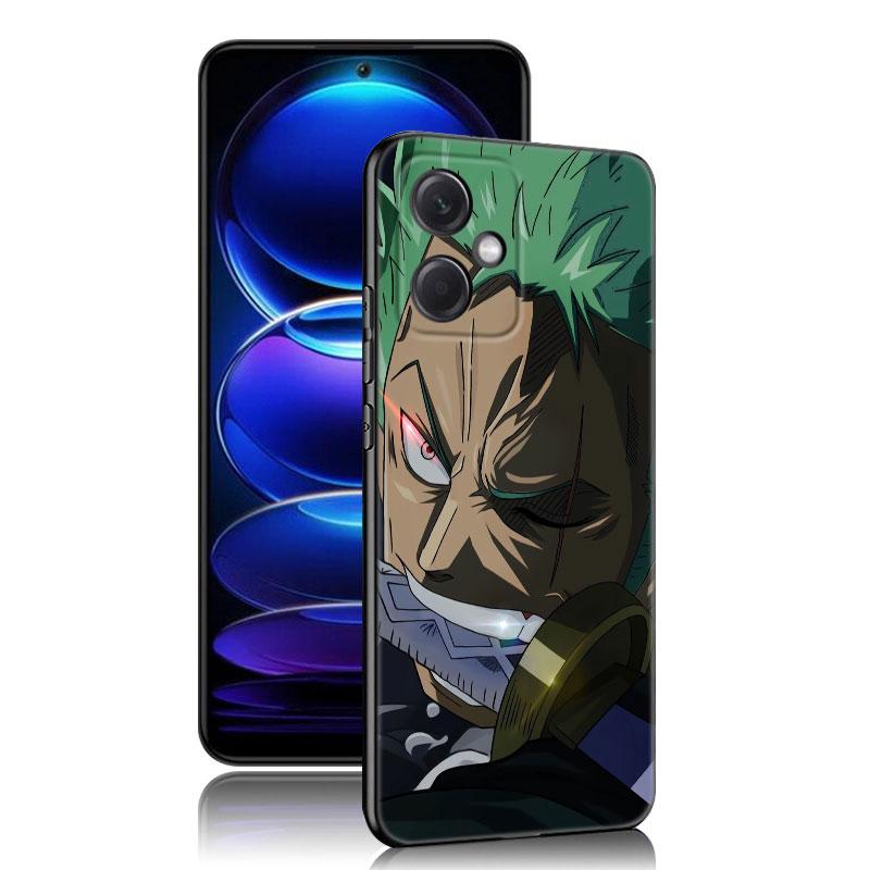 Anime Roronoa Zoro Black Silicone Phone Case For Xiaomi Redmi Note 10 11 11S 12 13 4G 8 9 11T Pro 5G Plus 8T 9S 10S 12S