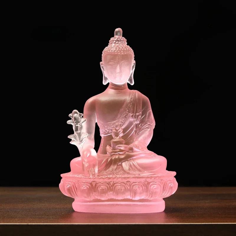 1 шт. смоляное украшение в виде тайского Будды из Юго-Восточной Азии для гостиной, поклонение статуе Будды Медицины, аксессуары для украшения дома