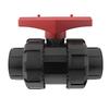 Hard Pipe Plumbing Double Union Control Part, UPVC Union End Component for Service Access and Pipe Management Use