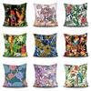 45x45CM Tropical Plant Parrot Print Pattern Cushion Cover for Home Living Room Sofa Decoration Pillow