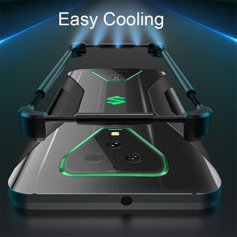 Adjustable Stainless Steel Metal Bumper Case For Xiaomi Black Shark 4 3 Pro 2 Pro Helo Case Aluminum Phone Cover Funda