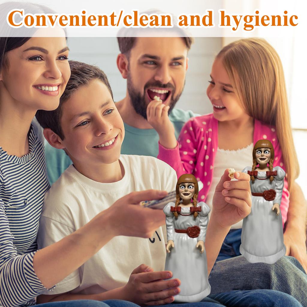 Смоляные украшения в виде ведра для попкорна — лучший выбор для подарка на Хэллоуин