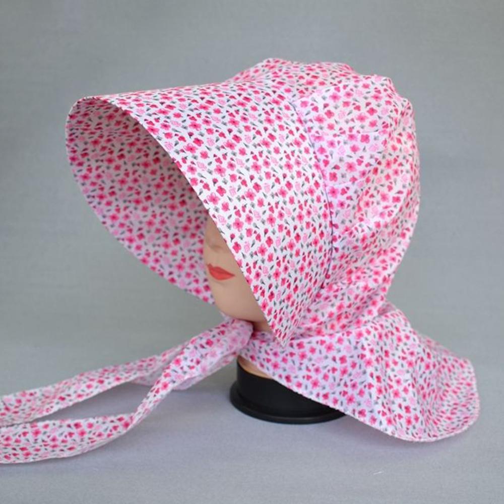 Floral Print Tea Picking Cap Quick Drying Headscarf Hat Sun Hat  for Women Spring and Summer