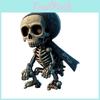 Cartoon Skull Car Ornament Acrylic Halloween Decor For Interior Design