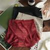 Summer High Waisted Lightweight Cinched Lace Triangle for Women Sexy High Elasticity Wrapped Buttocks Mulberry Silk Crotch Underwear Panties