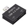 USB 2.0 A Male To 2 Female Splitter Hub Power Cord Adapter For Mouse Keyboard And More Devices
