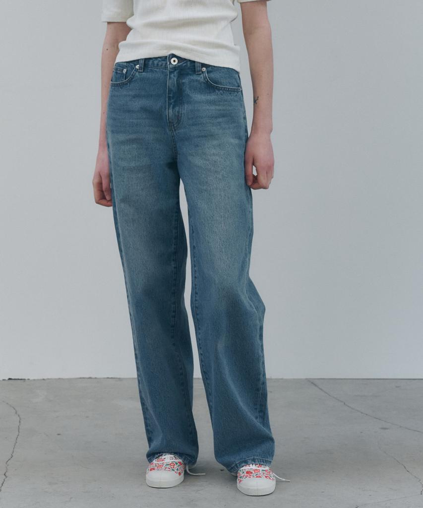 BENSIMON Wide Denim Pants - Denim