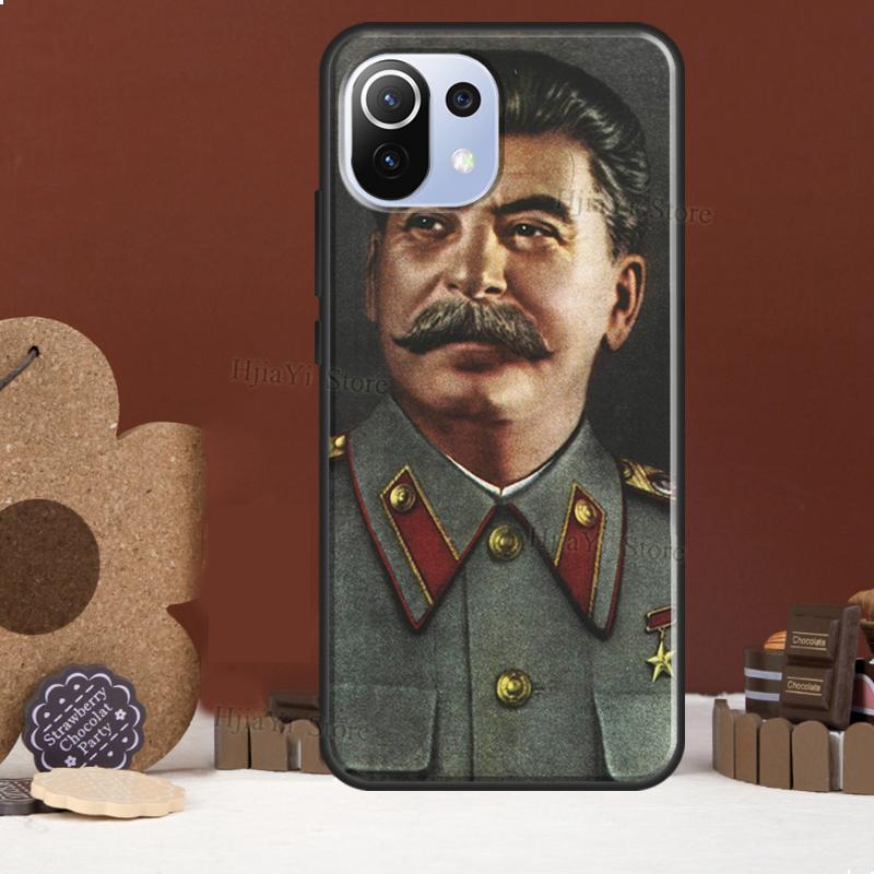Russian Commander Stalin Funda For POCO F5 X3 X4 X5 Pro F4 GT C40 F3 Case For Xiaomi 11T 12T Pro 12 X 13 Lite Cover