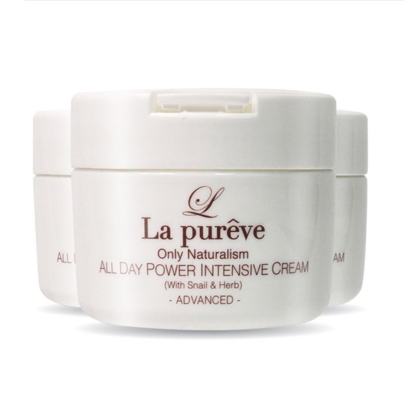 Интенсивный крем для лица La Pureve All Day Power с улиткой и травами 100 мл*1 шт./2 шт./3 шт./4 шт.