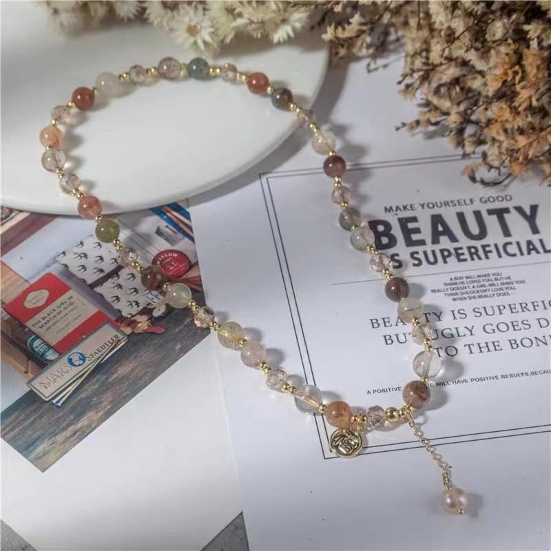 Double Artistic Layer Pearl Bracelet Elegant Handmade Jewelry For Spring 2024