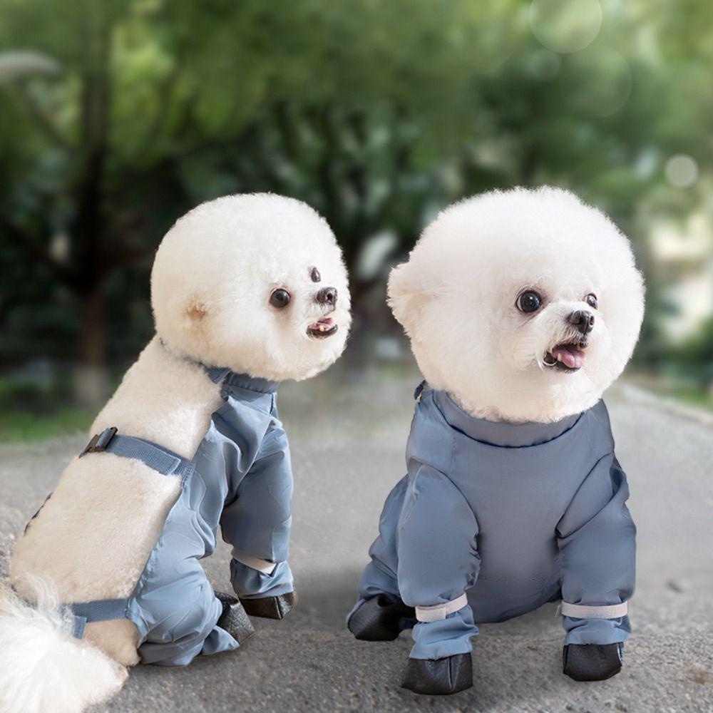 Breathable Pets Dustproof Pants Adjustable Straps Full Coverage Dog Boots Outdoor