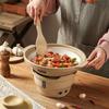 Керамическая кастрюля-горшок ZISIZ 9 дюймов с крышкой
