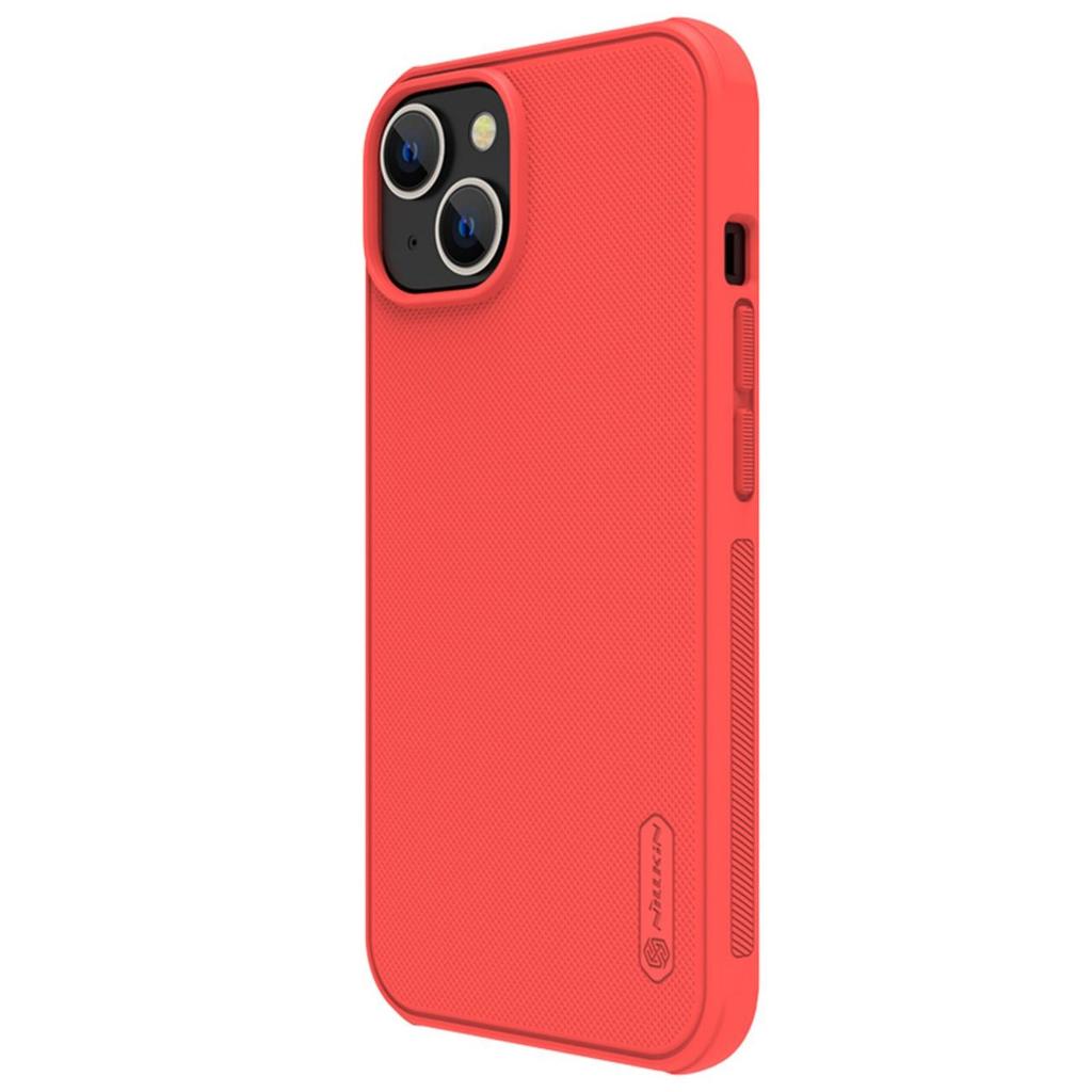 Nillkin Super Frosted Shield Pro Case for iPhone 14 Plus, Red - Premium Back Cover