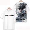 2026 Футболка Dragon Ball Детская 3D Футболка Модная Детская Мальчик Короткий Рукав Круглый Вырез Повседневная Аниме Супер Сайян Гоку