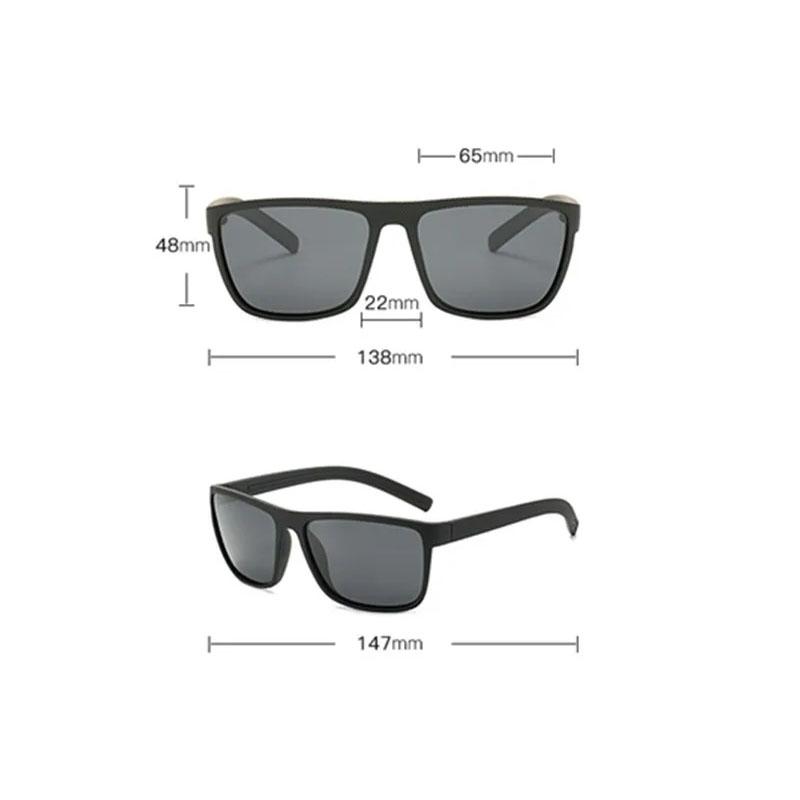 Винтажные спортивные стильные поляризационные солнцезащитные очки для мужчин, квадратные солнцезащитные очки для вождения на открытом воздухе для женщин, антибликовые солнцезащитные очки для путешествий, UV400