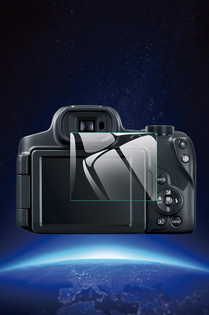 EternalStars Camera Screen Protector with 9H Full for Canon PowerShot SX70 HS 3-Piece Hardness, Coverage,