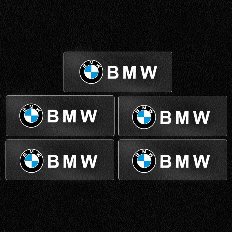 KYLZ4 5/10pcs For BMW X1 X3 X5 X6 G01 G05 G06 G08 G20 G21 G30 G31 Car Interior Sticker Central control Decals Emblem Badge Car Styling