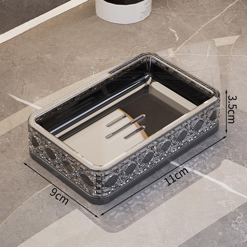 Мыльница с сетчатым узором «Виноградная лоза», многослойная, дренажная, для ванной комнаты, мыло без перфорации, подставка для растений