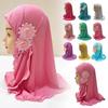 Ice Silk Headscarf For Girls Ages 2 To 7 Church Hat Cover Scarf Muslim Cute Neck Shawls Islamic J5V8