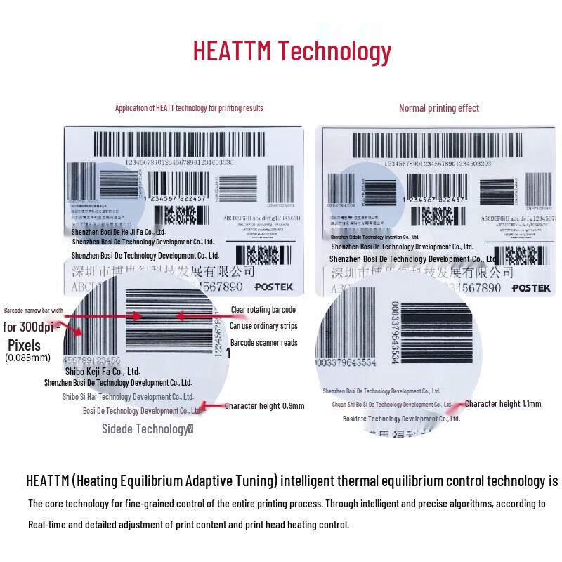 POSTEK TX3r Exp UHF Industrial RFID Barcode Label Printer