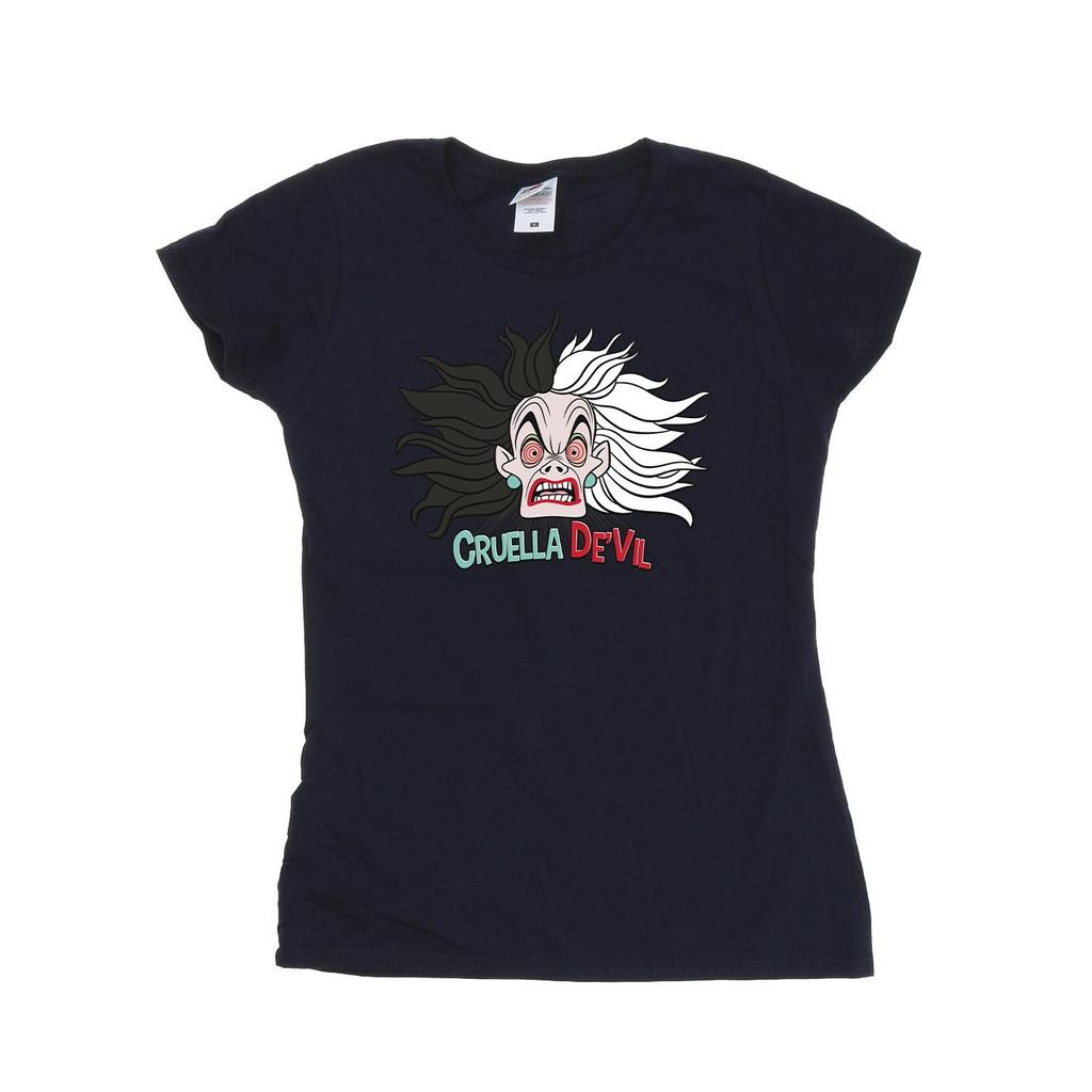 Disney Womens/Ladies 101 Dalmatians Cruella De Vil Crazy Mum Cotton T-Shirt