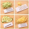 1 Set Easy To Clean Fruit Shredder Sharp Practical Manual Chopper Potato Carrot Cutter
