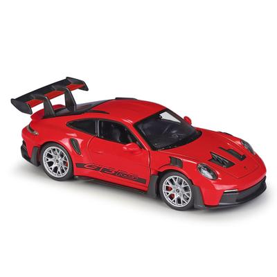 Welly 1/24 Porsche 911 GT3 RS Сплав Модель Спортивного Автомобиля Литой Металлический Гоночный Автомобиль Модель Автомобиля Высокая Симуляция Детская Игрушка Подарок