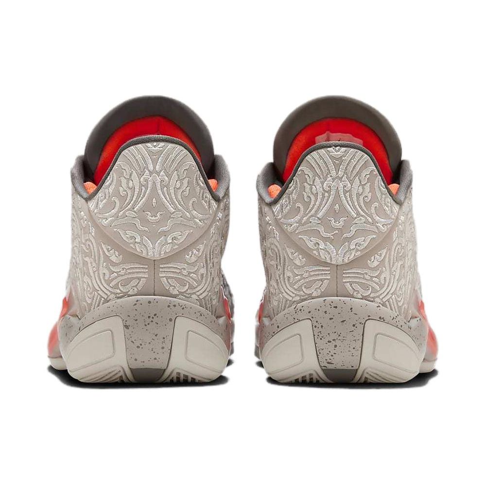 Мужские кроссовки Air Jordan 38 Low Torch серо-цементно-серые Hyper-Crimson FZ4161-002