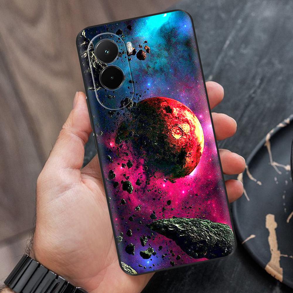 For Xiaomi Poco M7 4G Case Painting Floral Soft Silicone Protective Bumper Cover For Xiaomi Pcoc M7 Pocom7 4G Cases Capa Fundas