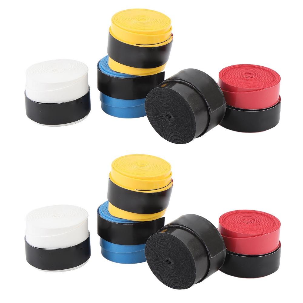 10pcs PU Material Handle Wrap 110cm Length Sports Grip Tape Convenient Racquet Overgrip For Sports