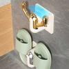 Slippers Rack No Punching Bathroom Simple Slipper Hook Toilet Drainage Rack Wall Mounted Bedroom Neat Storage Shoe Drying Rack